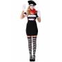 Girl Mime Costume - Adult Womens French Costumes
